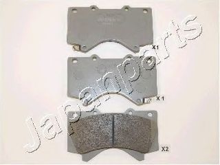 Тормозные колодки JAPANPARTS PA-272AF