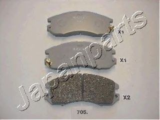 Тормозные колодки JAPANPARTS PA-705AF