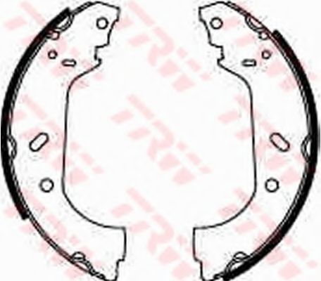 Тормозные колодки TRW GS8563