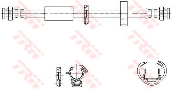 Тормозной шланг TRW PHA317