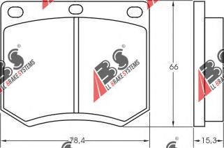 Тормозные колодки A.B.S. 36109