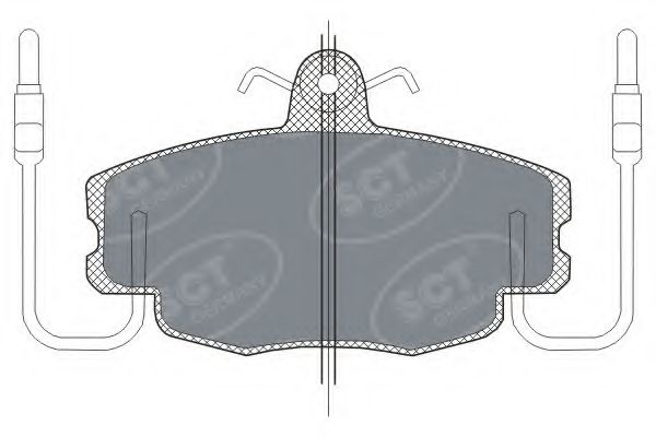 Тормозные колодки SCT SP 189