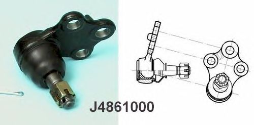 Шаровая опора NIPPARTS J4861000