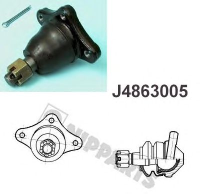 Шаровая опора NIPPARTS J4863005