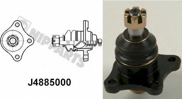 Шаровая опора NIPPARTS J4885000