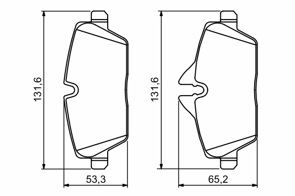 Тормозные колодки BOSCH 0 986 494 120