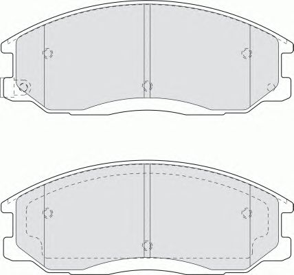 Тормозные колодки FERODO FDB1605