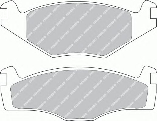 Тормозные колодки FERODO FDB419