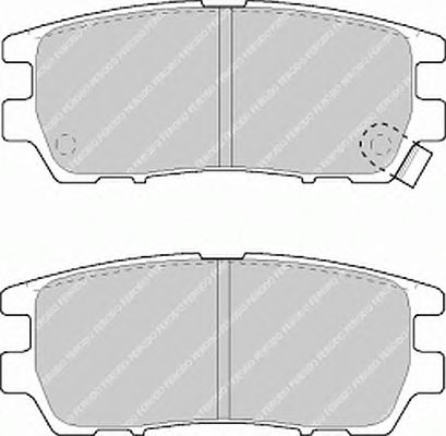 Тормозные колодки FERODO FSL804 SL