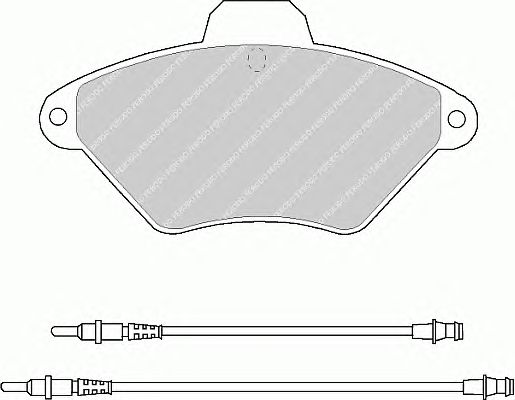 Тормозные колодки FERODO FDB875
