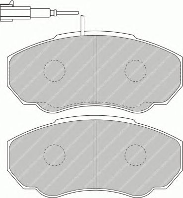 Тормозные колодки FERODO FVR1478