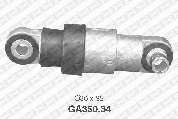 Натяжной ролик поликлинового ремня SNR GA350.34
