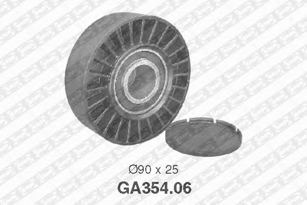 Направляющий / паразитный ролик  поликлинового ремня SNR GA354.06