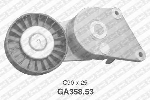 Натяжной ролик поликлинового ремня SNR GA358.53