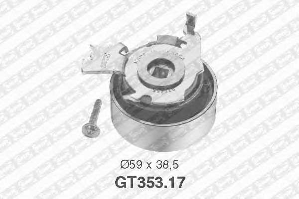 Натяжной ролик ремня ГРМ SNR GT353.17