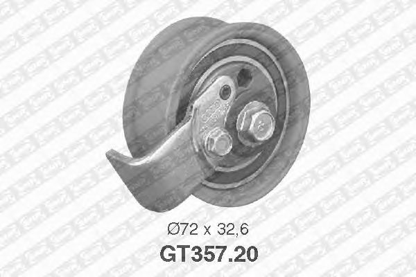 Натяжной ролик ремня ГРМ SNR GT357.20