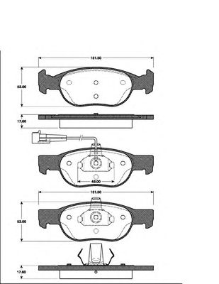 Тормозные колодки NK 222339