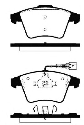 Тормозные колодки NK 224762