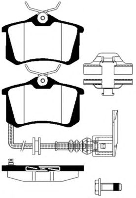 Тормозные колодки NK 224781