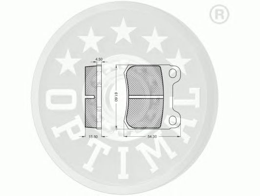 Гальмівні колодки OPTIMAL 9423