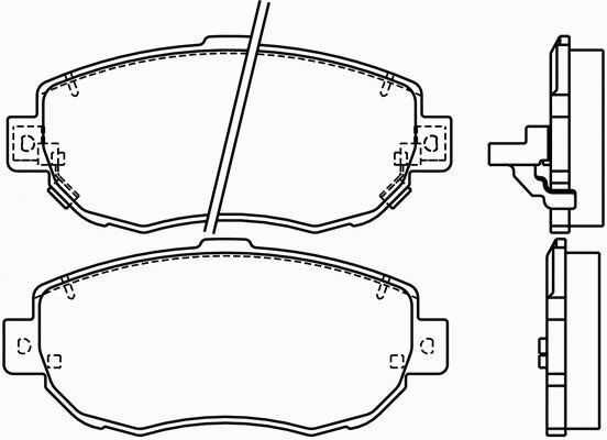 Тормозные колодки PAGID T1323