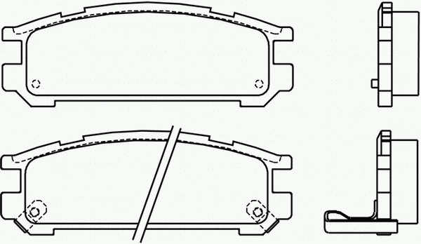 Тормозные колодки PAGID T3021