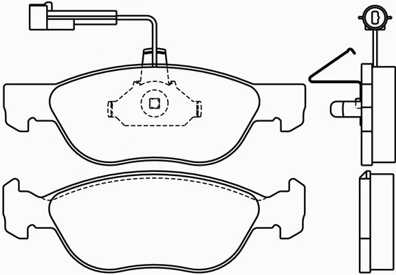 Тормозные колодки PAGID T1140