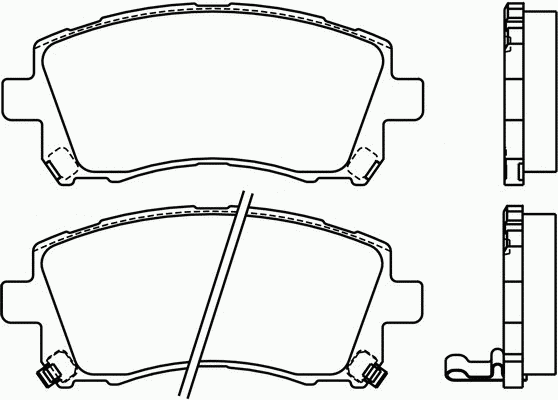 Тормозные колодки PAGID T3125