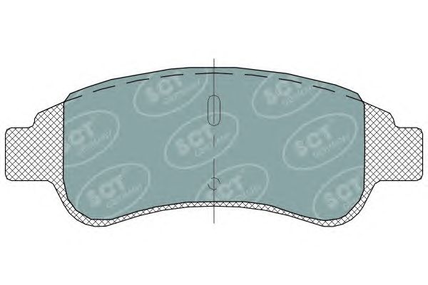 Тормозные колодки SCT SP 314