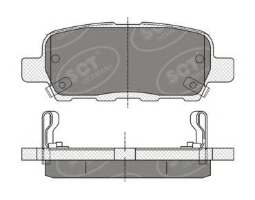 Тормозные колодки SCT SP 339