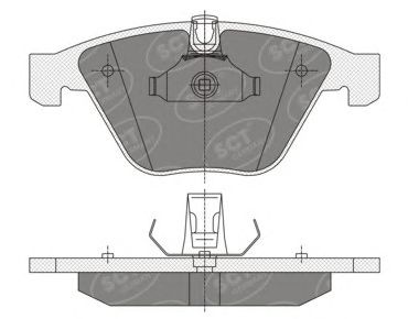Гальмівні колодки SCT Germany SP 355