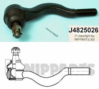 Наконечник рулевой тяги NIPPARTS J4825026