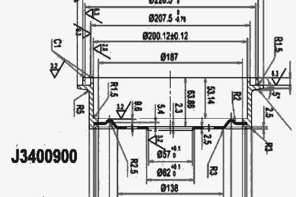 Тормозной барабан NIPPARTS J3400900