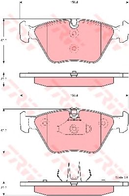 Тормозные колодки TRW GDB1577