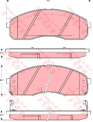 Тормозные колодки TRW GDB3301