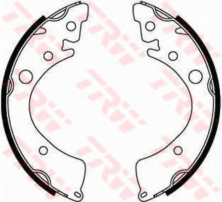 Тормозные колодки TRW GS8201