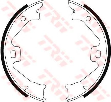 Тормозные колодки ручника TRW GS8469