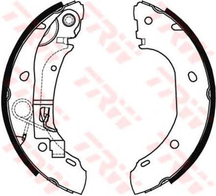 Тормозные колодки TRW GS8472