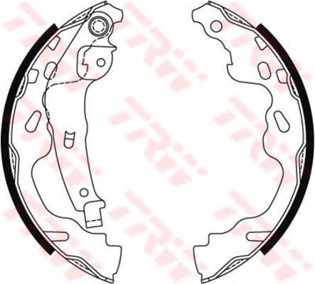 Тормозные колодки TRW GS8480