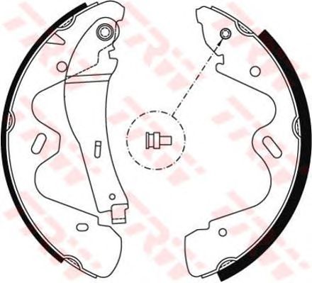 Тормозные колодки TRW GS8483