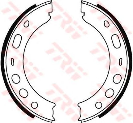 Тормозные колодки ручника TRW GS8706