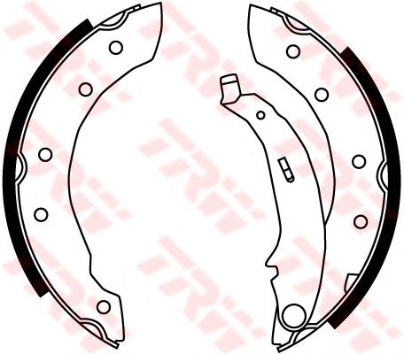 Тормозные колодки TRW GS8729