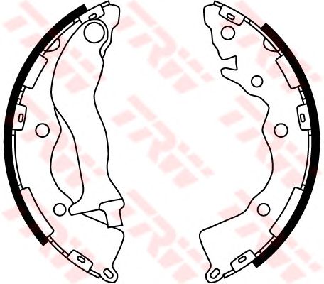 Тормозные колодки TRW GS8766