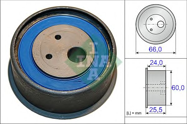 Натяжной ролик ремня ГРМ INA 531 0860 10