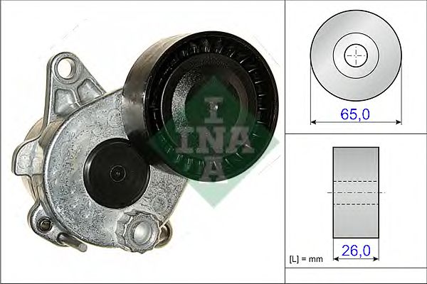 Натяжитель поликлинового ремня INA 534 0336 10