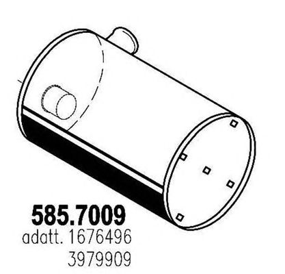 Глушитель ASSO 585.7009