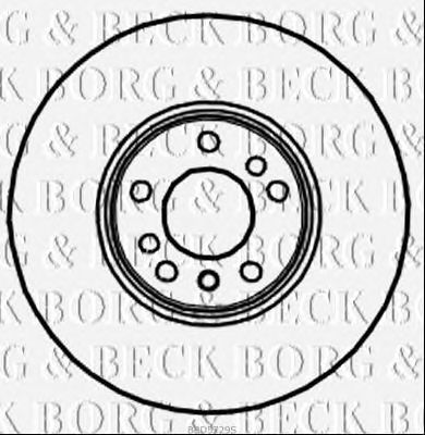 Тормозной диск BORG & BECK BBD5729S