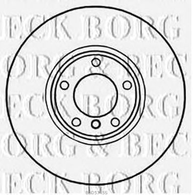 Тормозной диск BORG & BECK BBD5745S