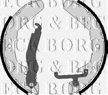 Гальмівні колодки BORG & BECK BBS6041