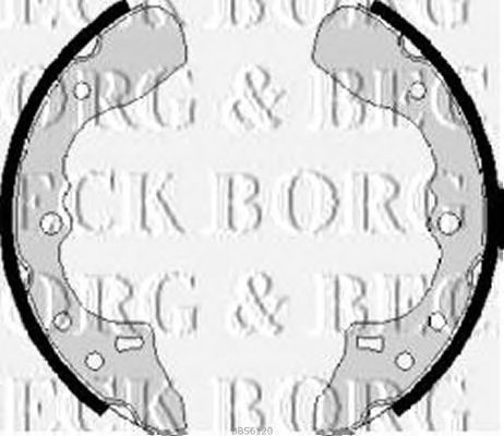 Тормозные колодки BORG & BECK BBS6120